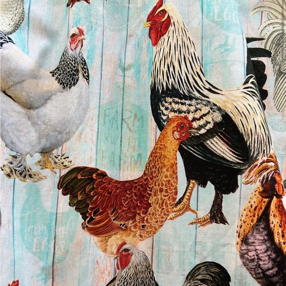 🐓 Roosters A-Line Skirt by Retrolicious - Picture 2 of 6